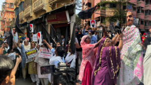 women protesting against PM Modi